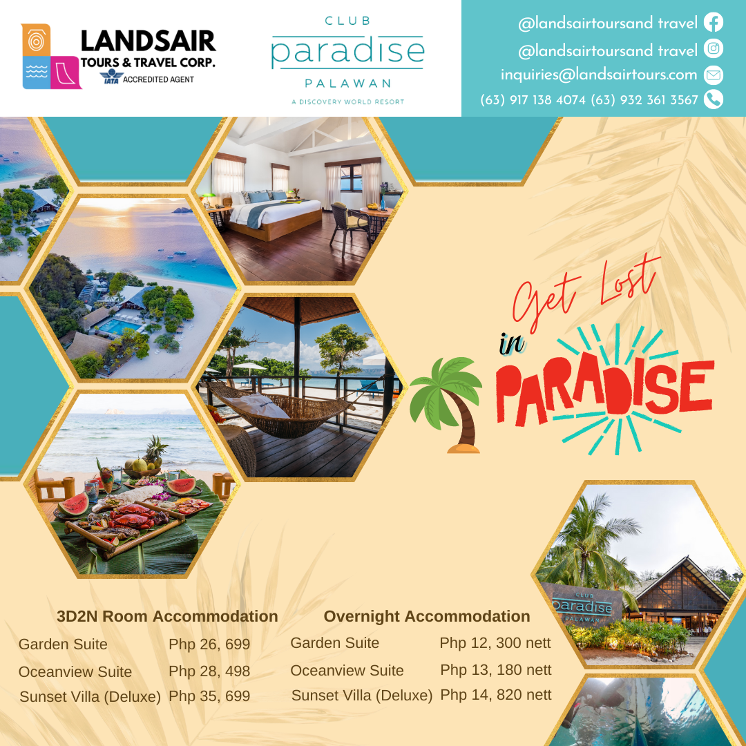 Overnight Coron ParadiseGarden Suite) Landsair Tours